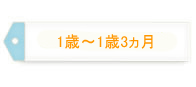 1歳0～3ヵ月