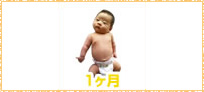赤ちゃんの様子1ヵ月イメージ