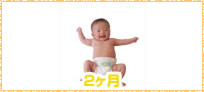 赤赤ちゃん様子2ヵ月イメージ