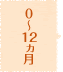 0～12ヵ月