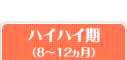 ハイハイ期（8～12ヵ月）