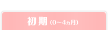 初期（0～4ヵ月）