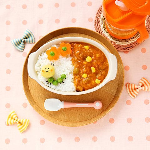 いもむし君のカレーランチ
