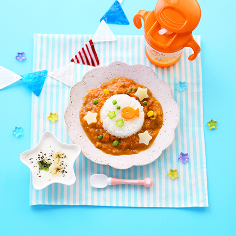 お魚さんの野菜カレー