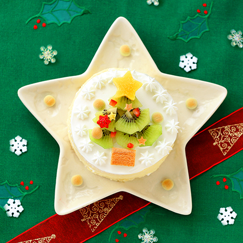 クリスマスツリーケーキ