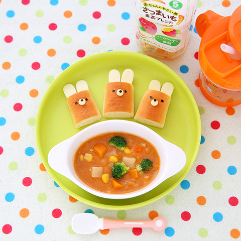 うさちゃんのつけパンカレー