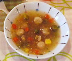イカだんご入り八宝菜