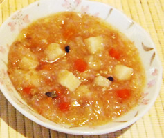 鶏レバーとごぼうの煮物